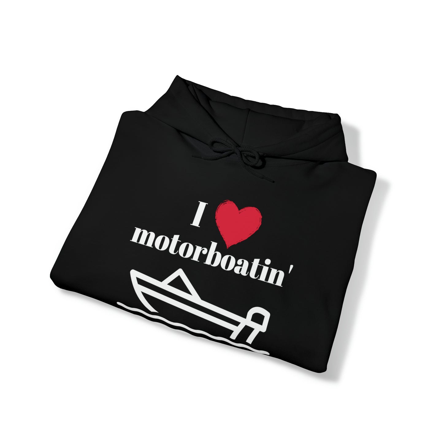 Men's Heavy Blend™ Hooded Sweatshirt I Love Motorboatin'