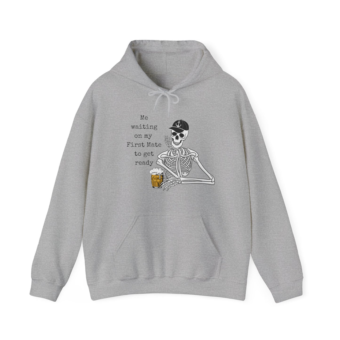 Waiting on 1st Mate Men's Hoodie Sweatshirt