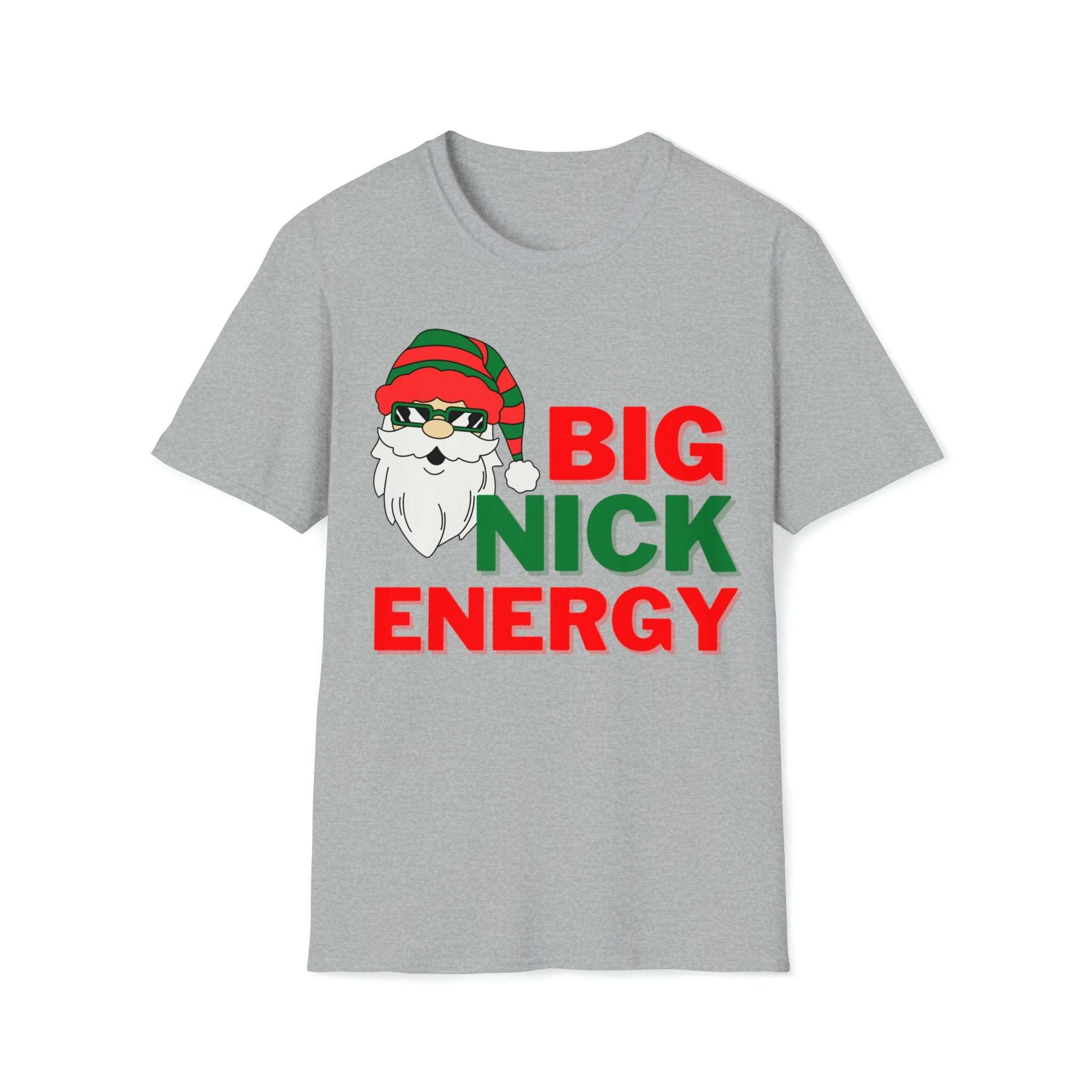 Big Nick Energy Christmas Graphic T Shirt