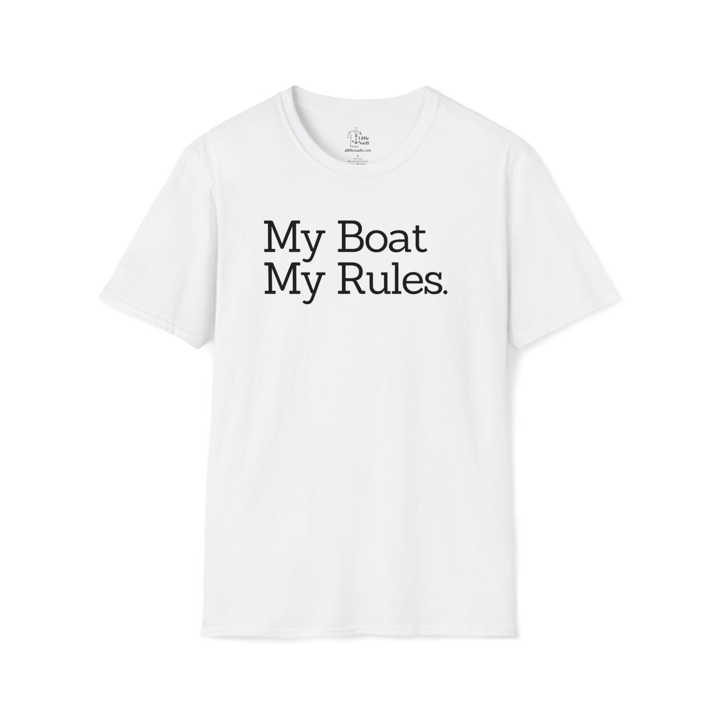 Graphic T-Shirt with saying My Boat My Rules