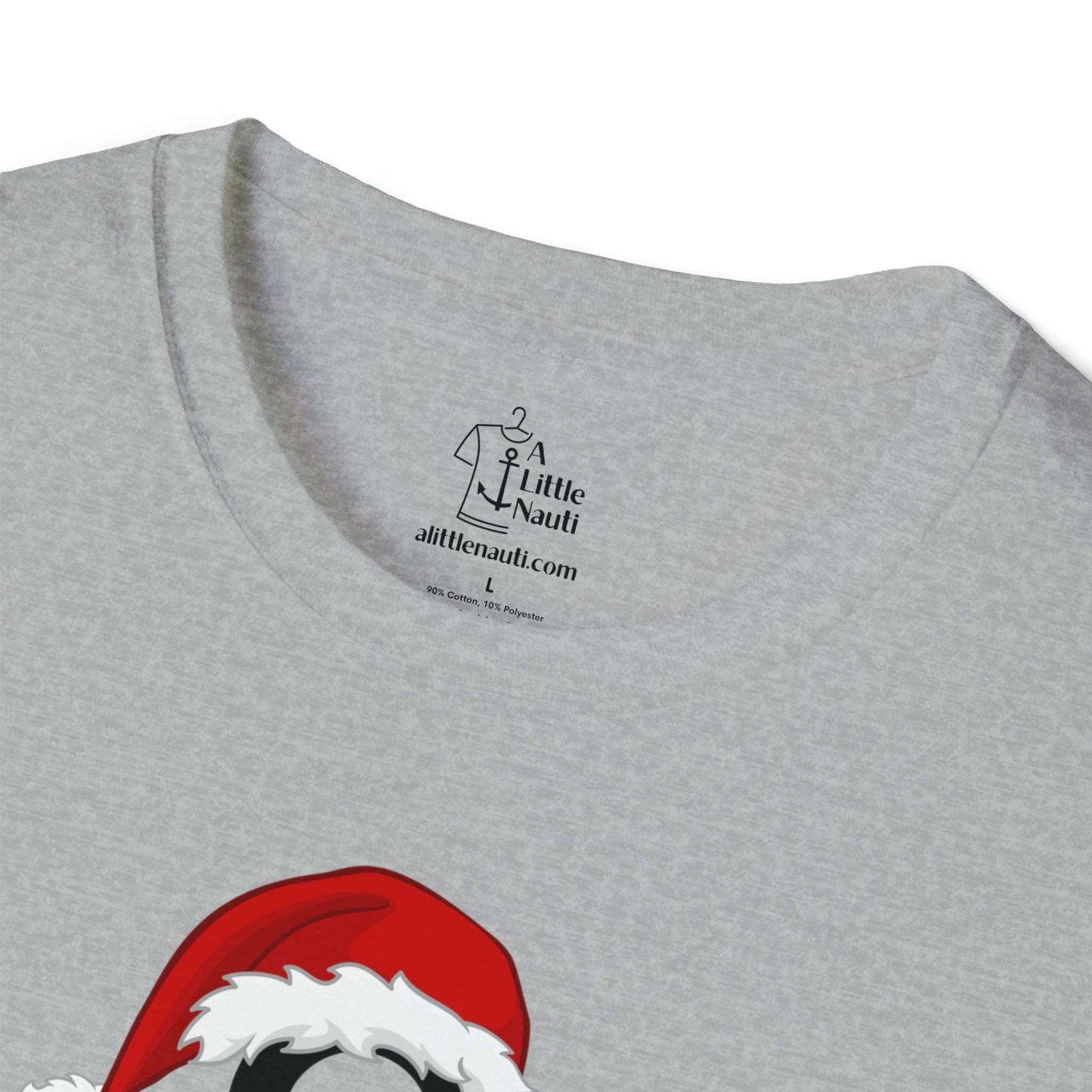 Boats & Ho Ho Ho's Santa Anchor T Shirt