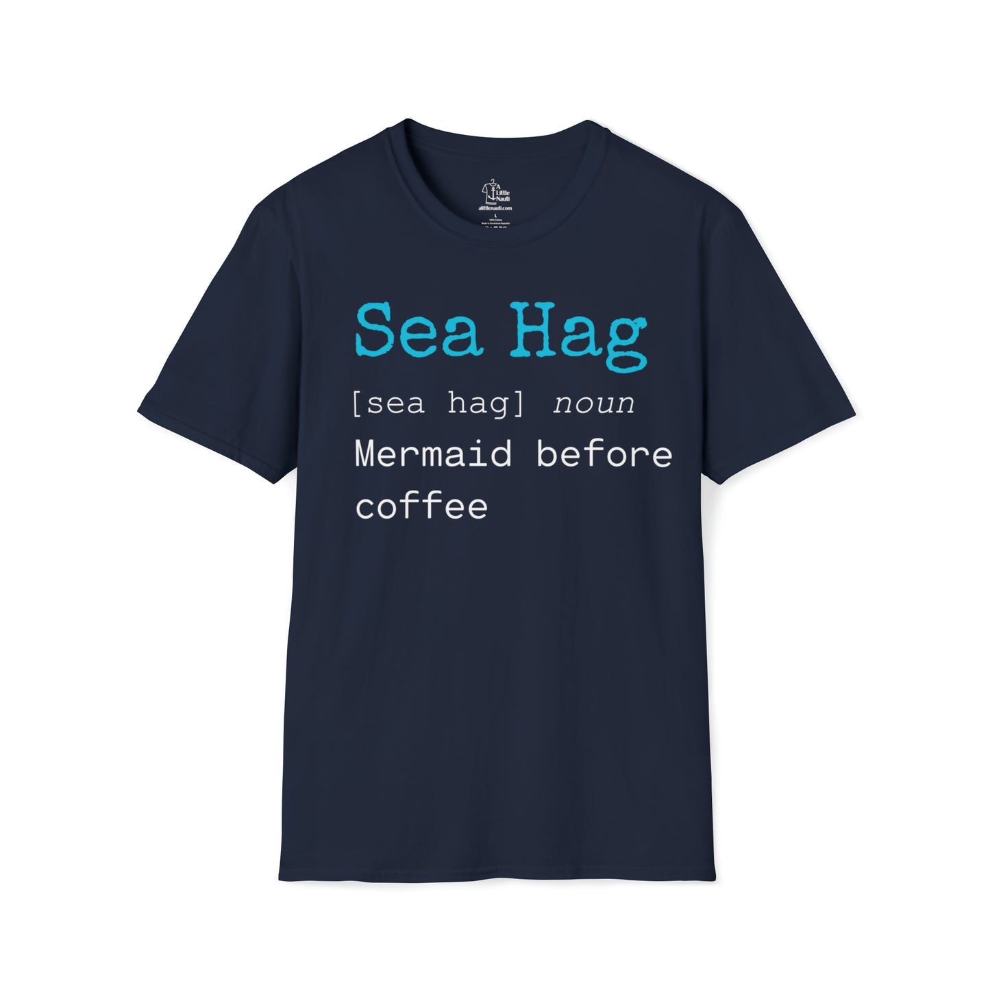 Sea Hag Mermaid Before Coffee Women's Graphic T Shirt