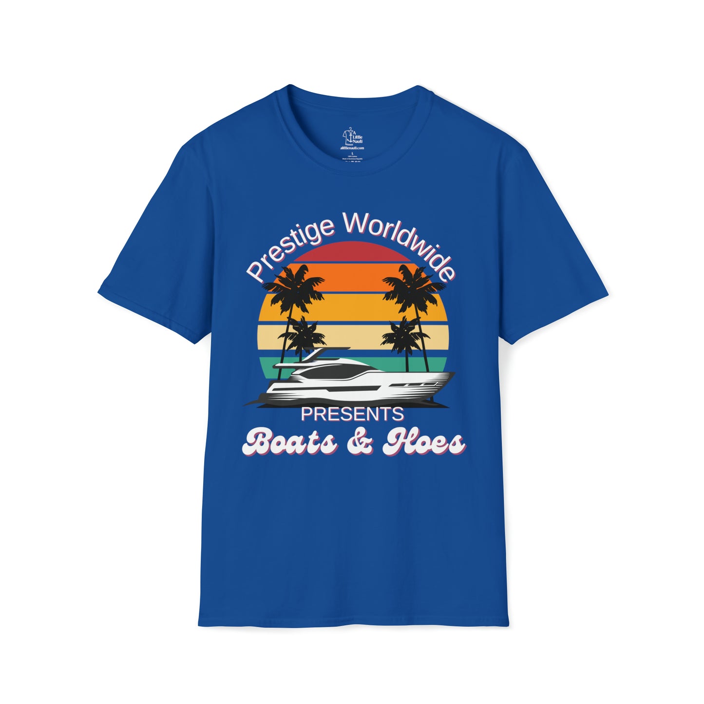 Funny Nautical T Shirt with saying Boats and Hoes