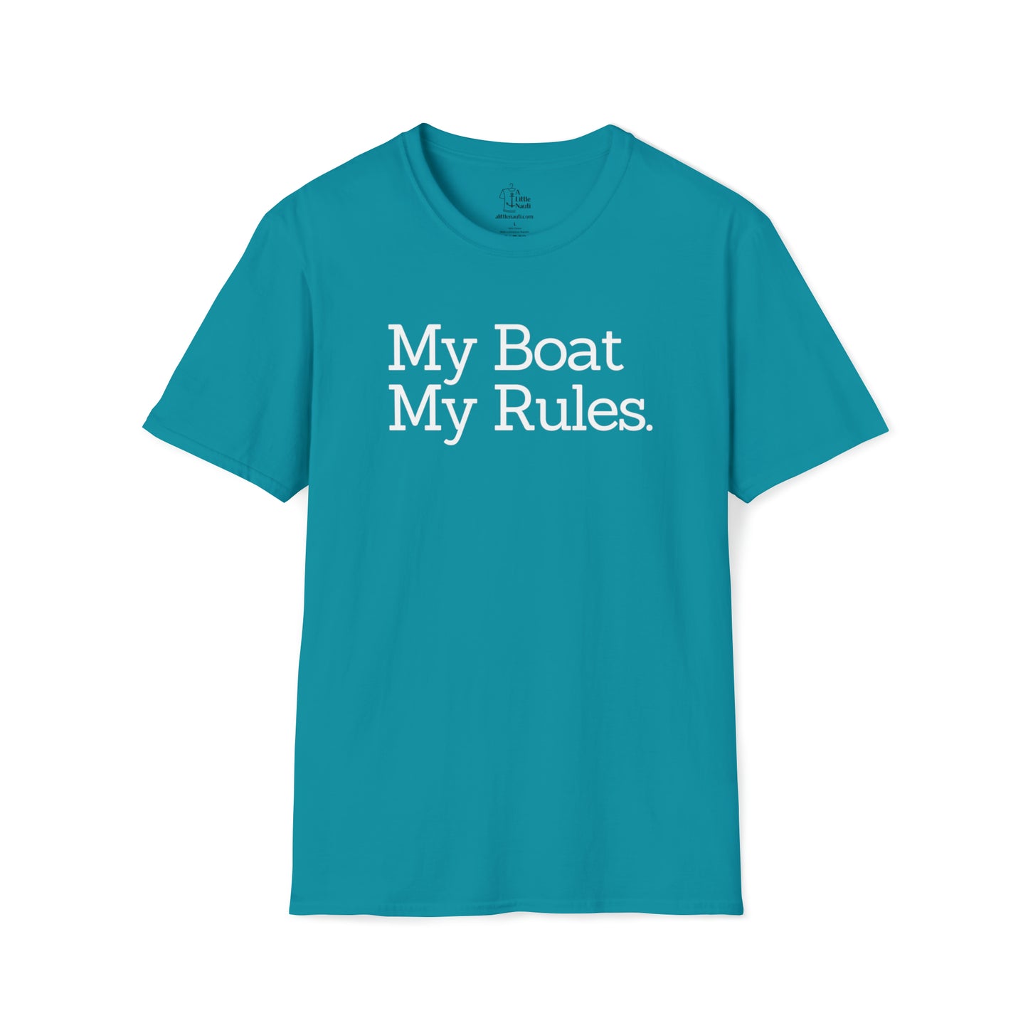 Graphic T-Shirt with saying My Boat My Rules