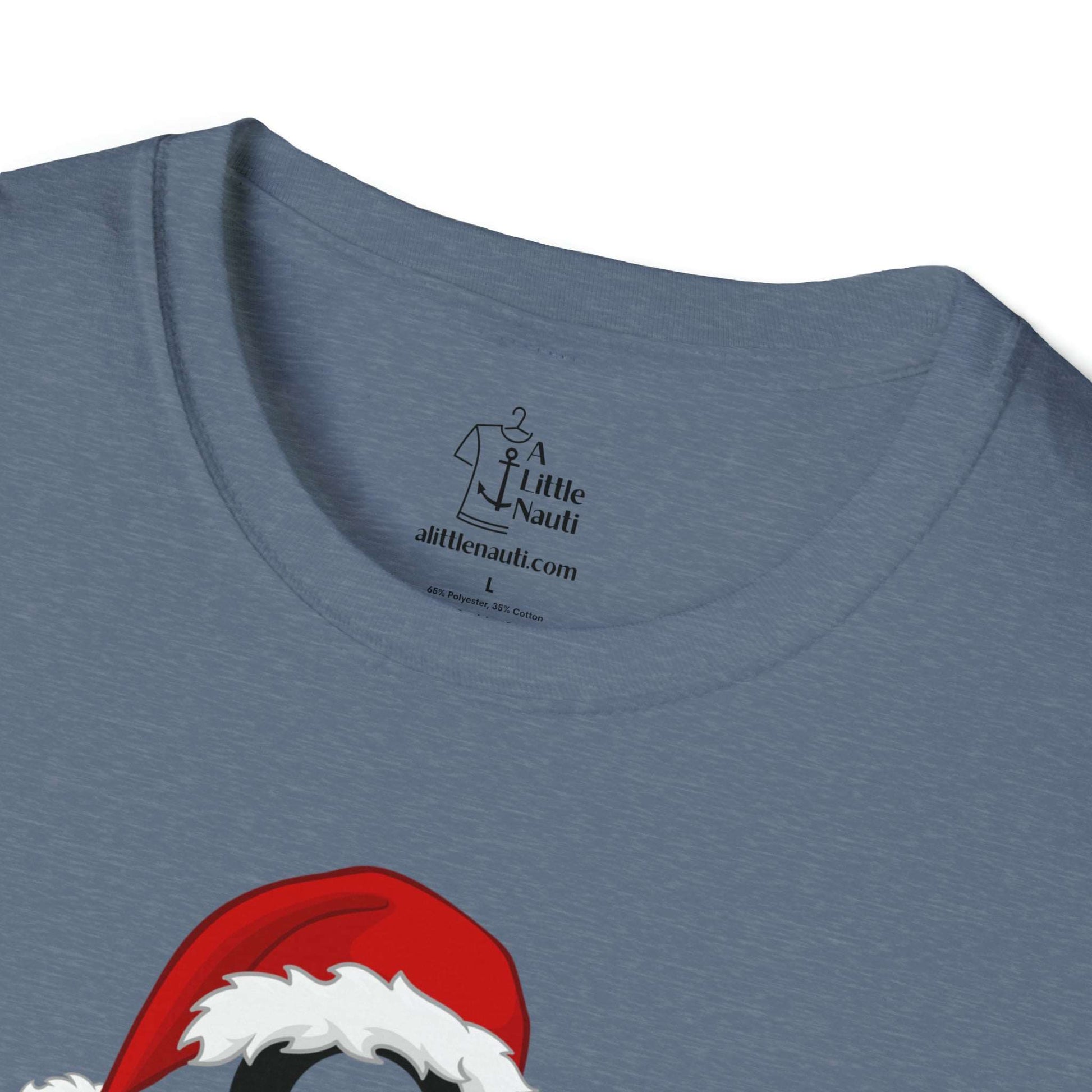 Boats & Ho Ho Ho's Santa Anchor T Shirt