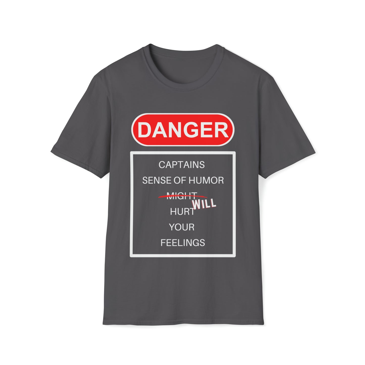 Danger Captains Humor Men's Graphic T Shirt