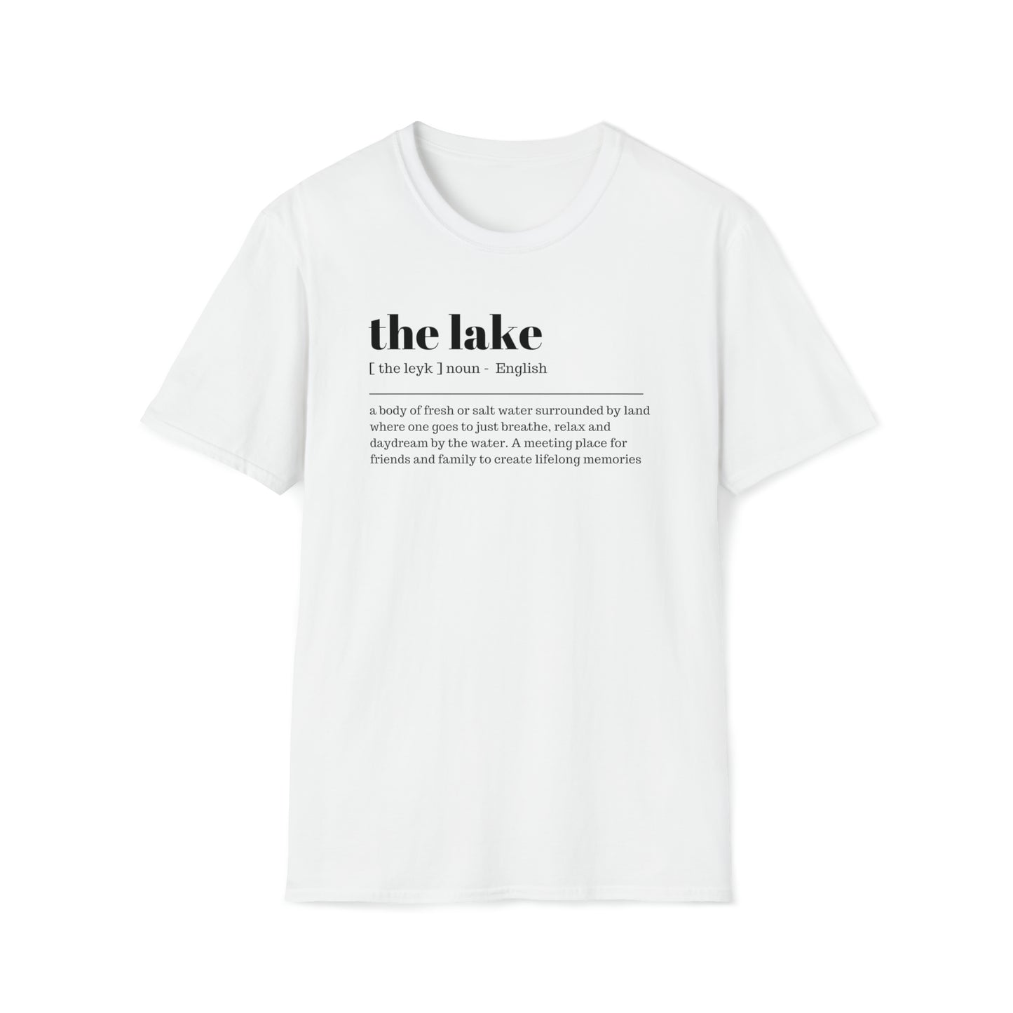 Lake Definition Unisex T Shirt