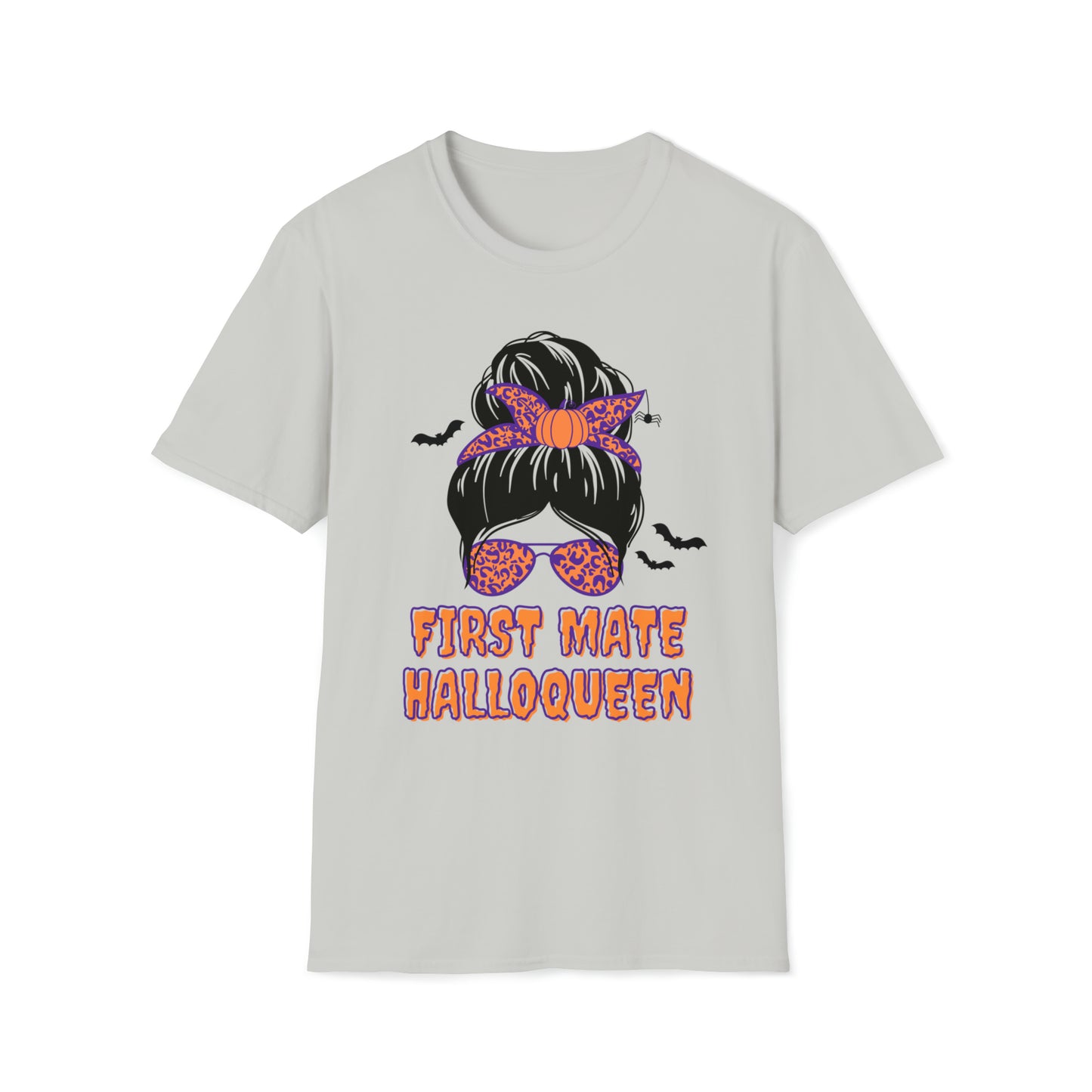 Fall Halloween First Mate Womens Boating T Shirt