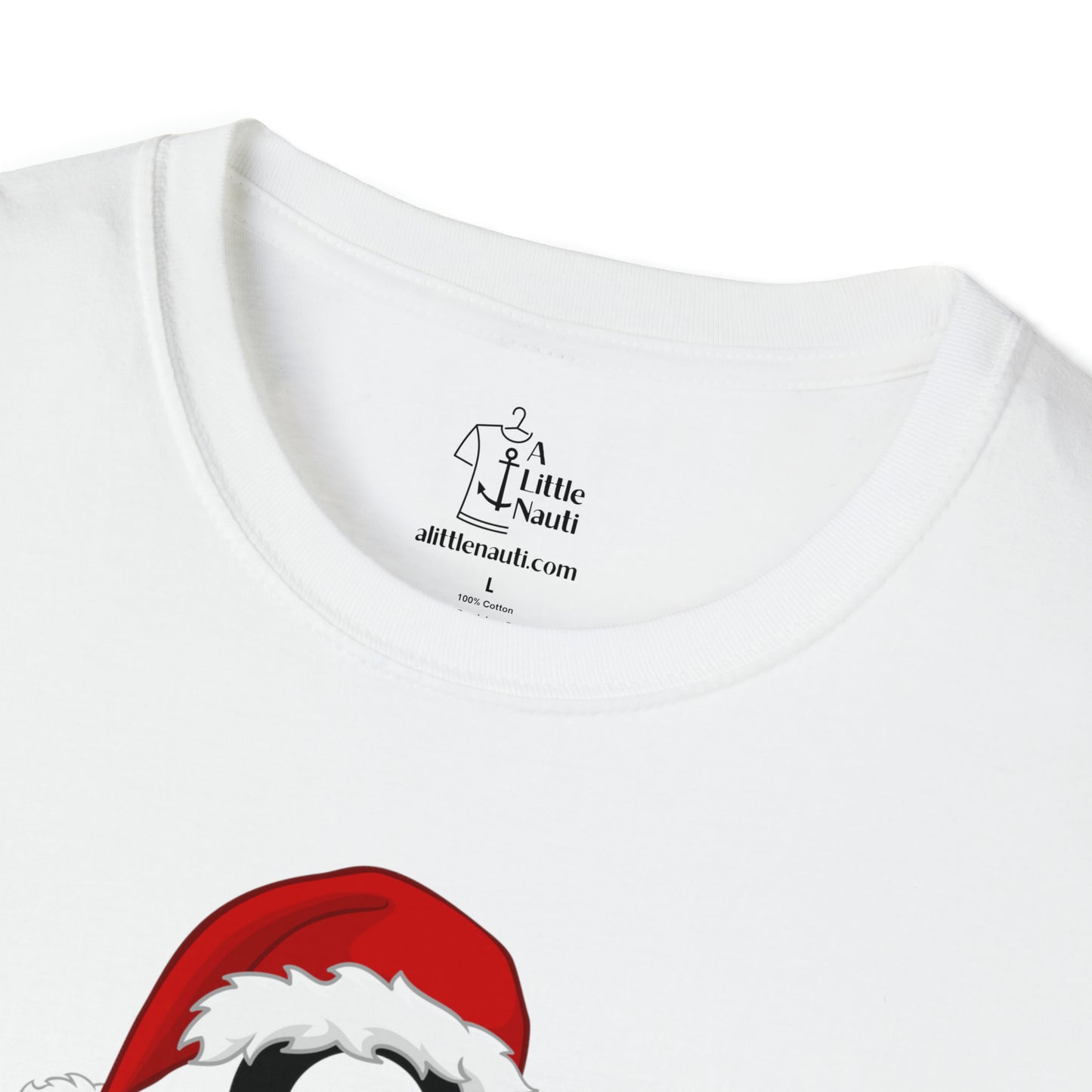 Boats & Ho Ho Ho's Santa Anchor T Shirt