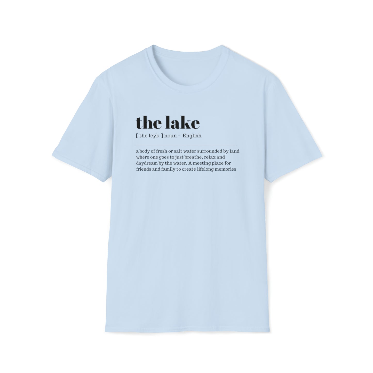 Lake Definition Unisex T Shirt