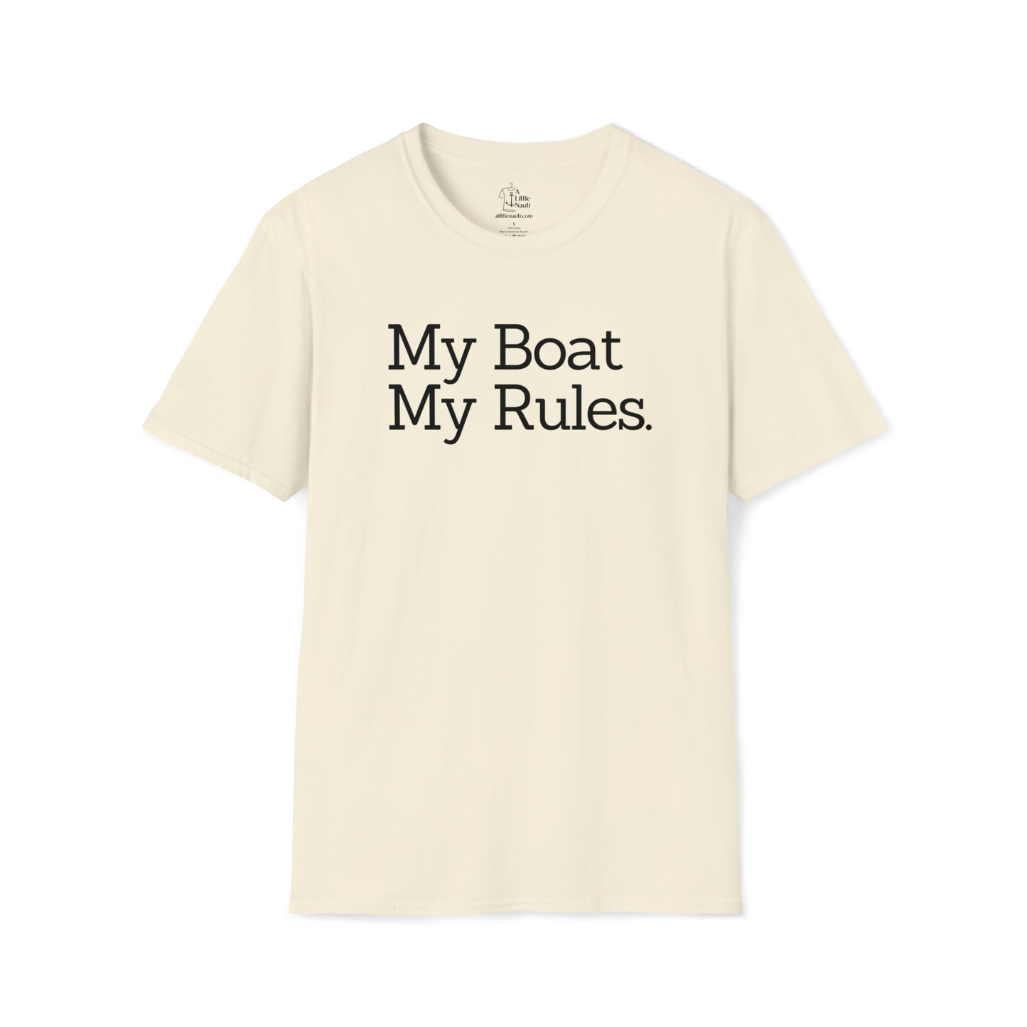 Graphic T-Shirt with saying My Boat My Rules