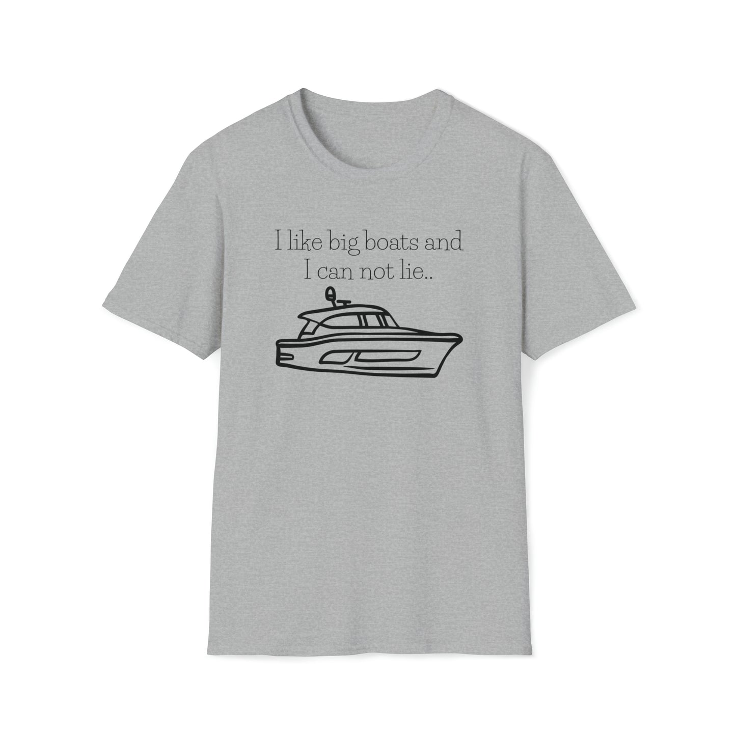 I Like Big Boats Unisex Graphic T Shirt