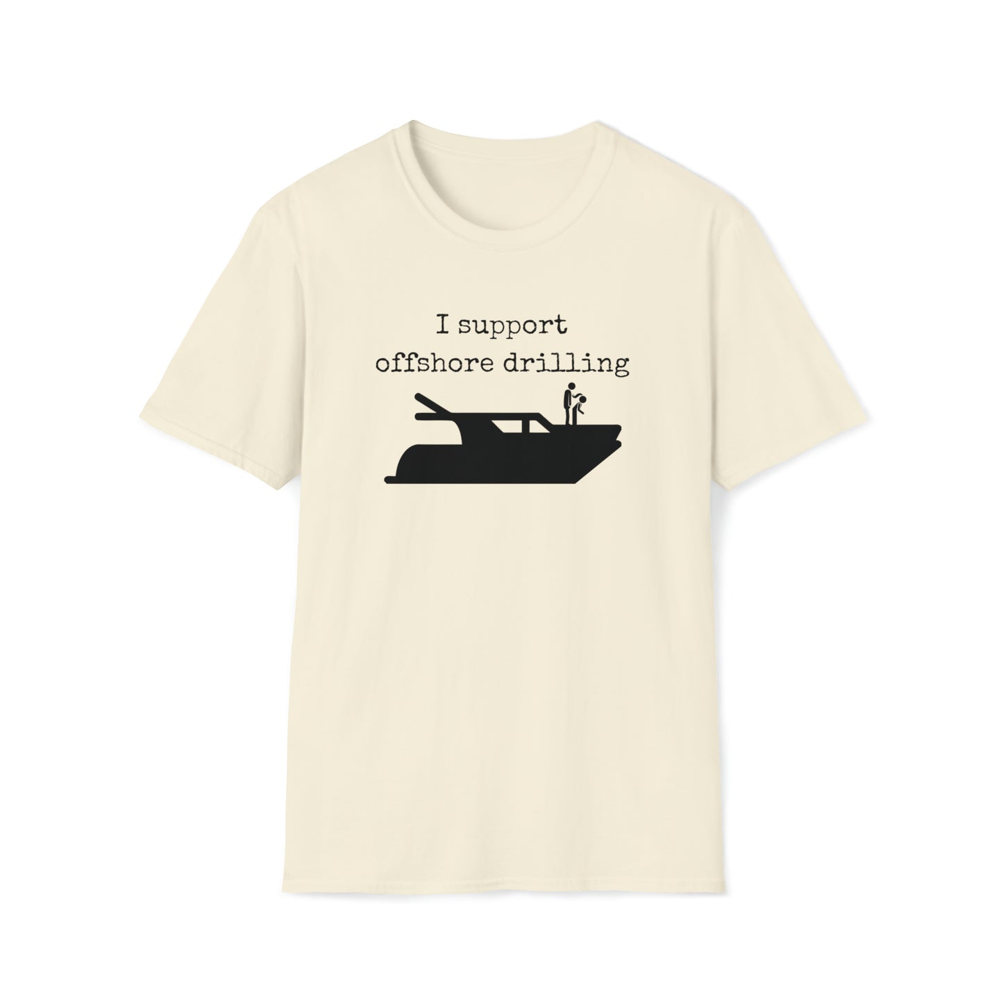 Men's T Shirt with saying Offshore Drilling