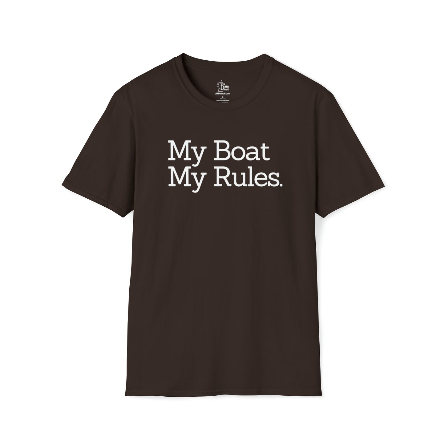 Graphic T-Shirt with saying My Boat My Rules