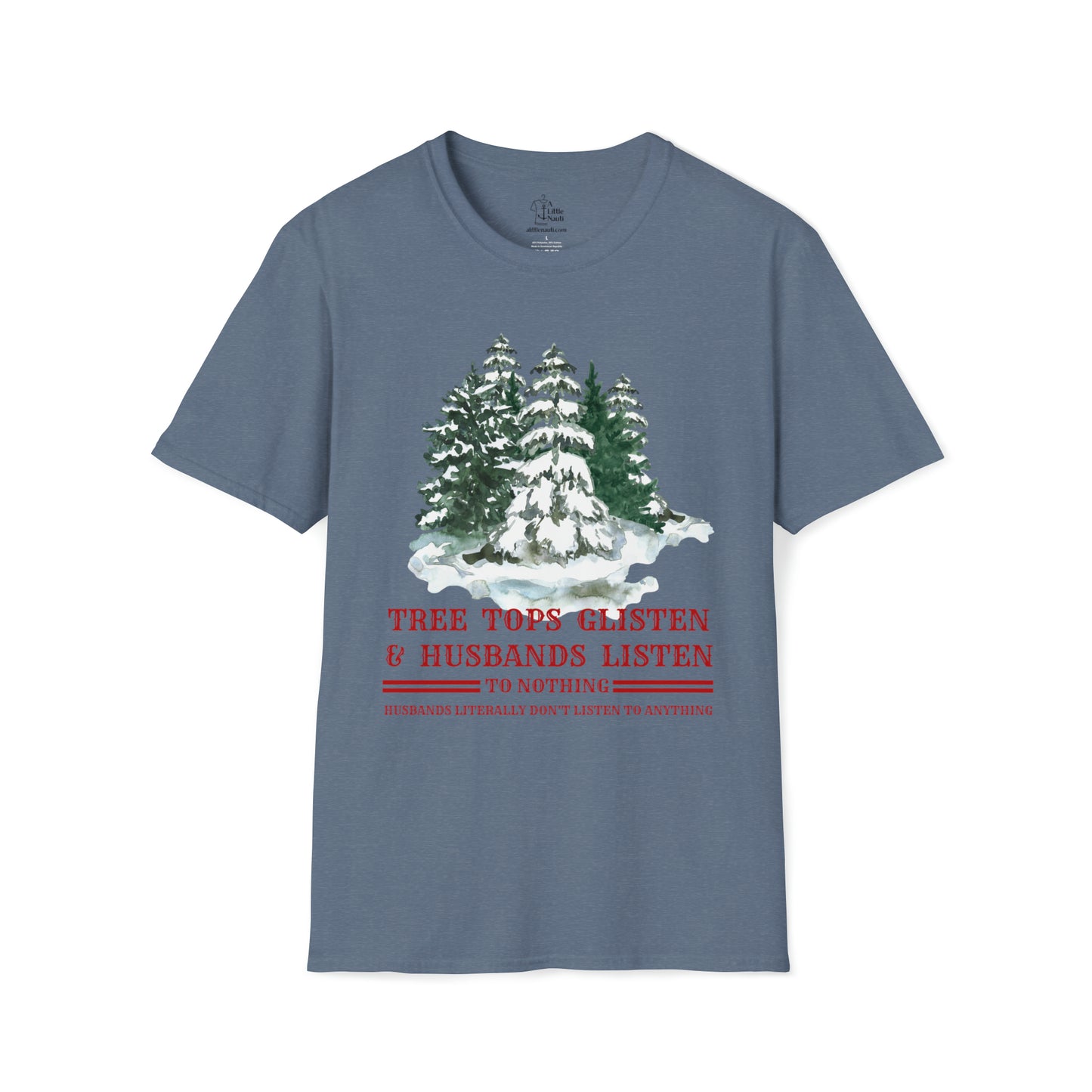 Nautical Christmas T Shirt Husbands Don't Listen