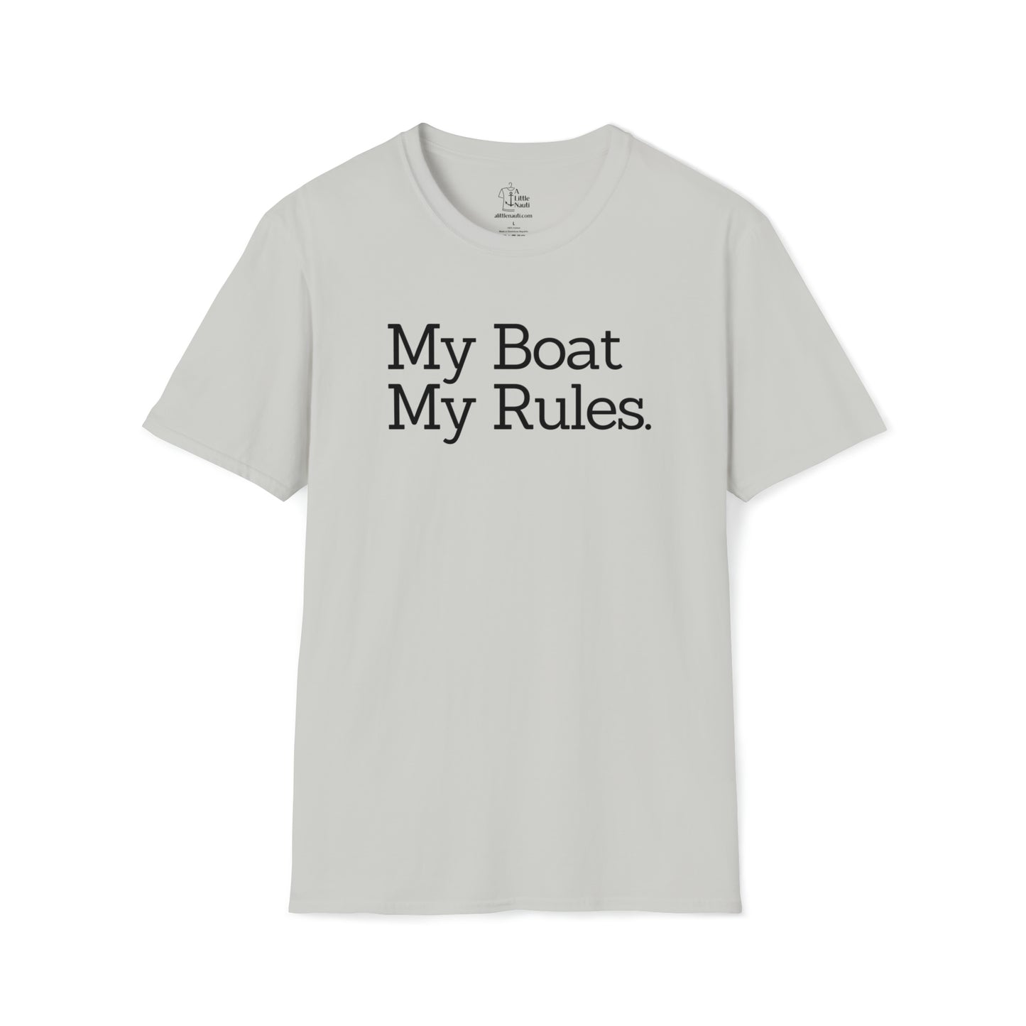 Graphic T-Shirt with saying My Boat My Rules