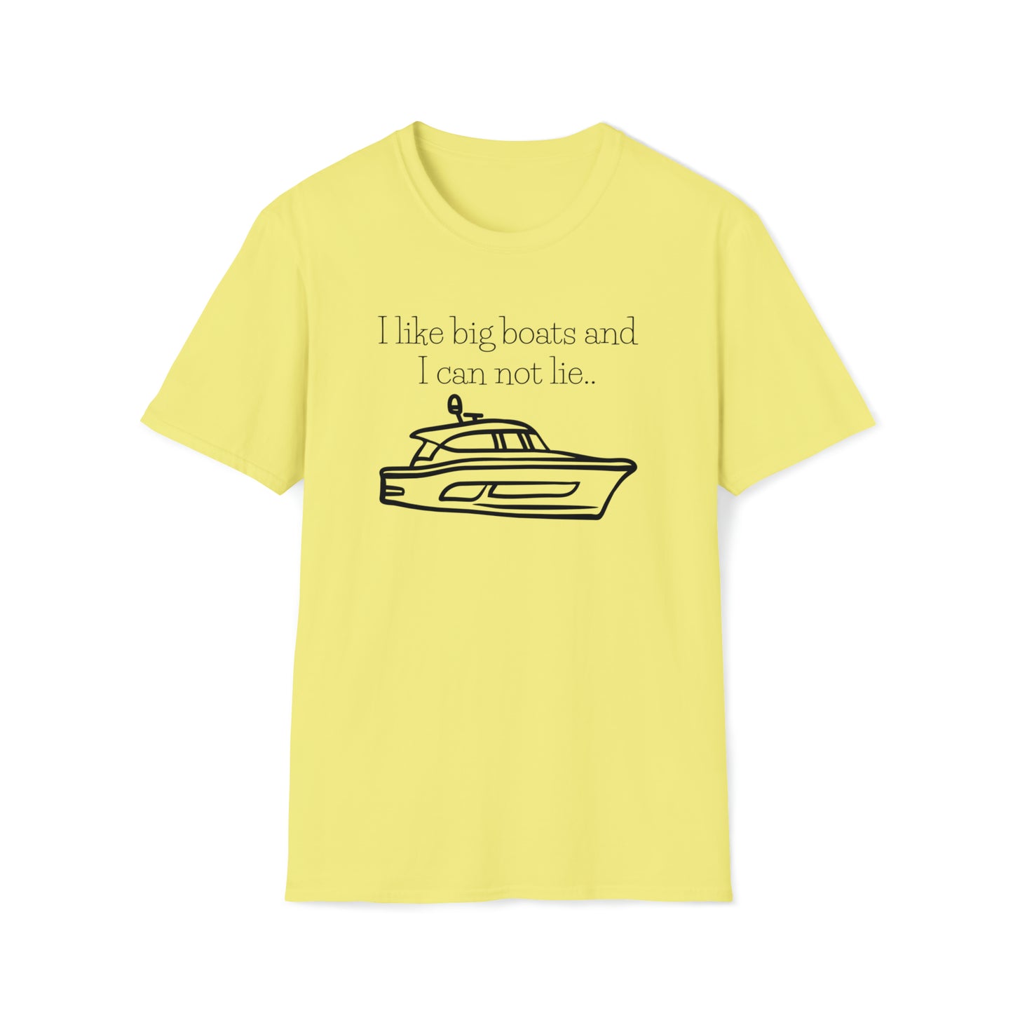 I Like Big Boats Unisex Graphic T Shirt