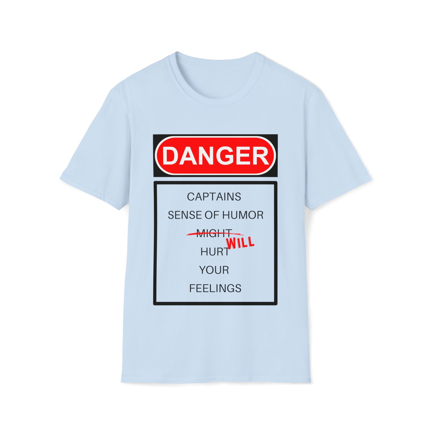 Danger Captains Humor Men's Graphic T Shirt