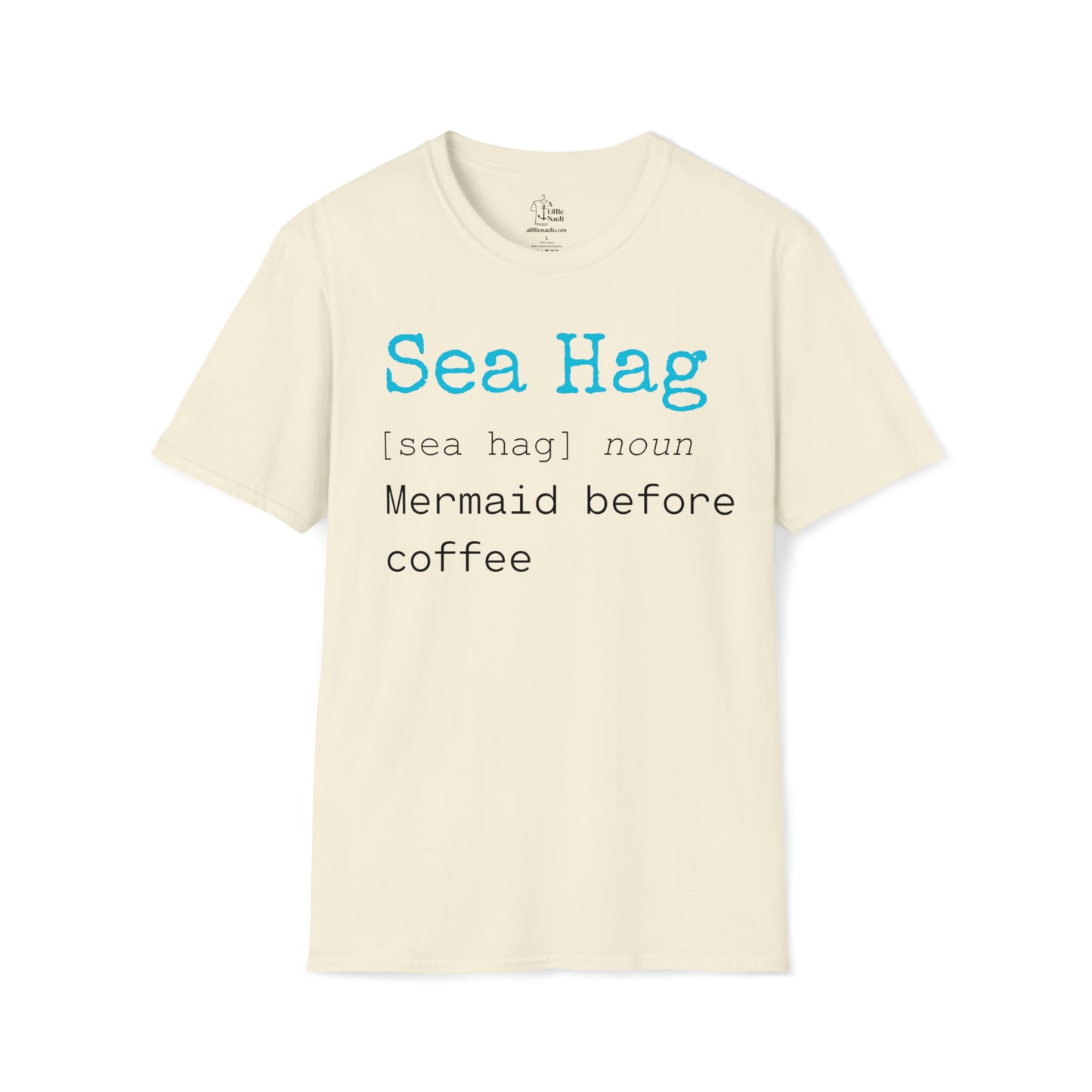 Sea Hag Mermaid Before Coffee Women's Graphic T Shirt