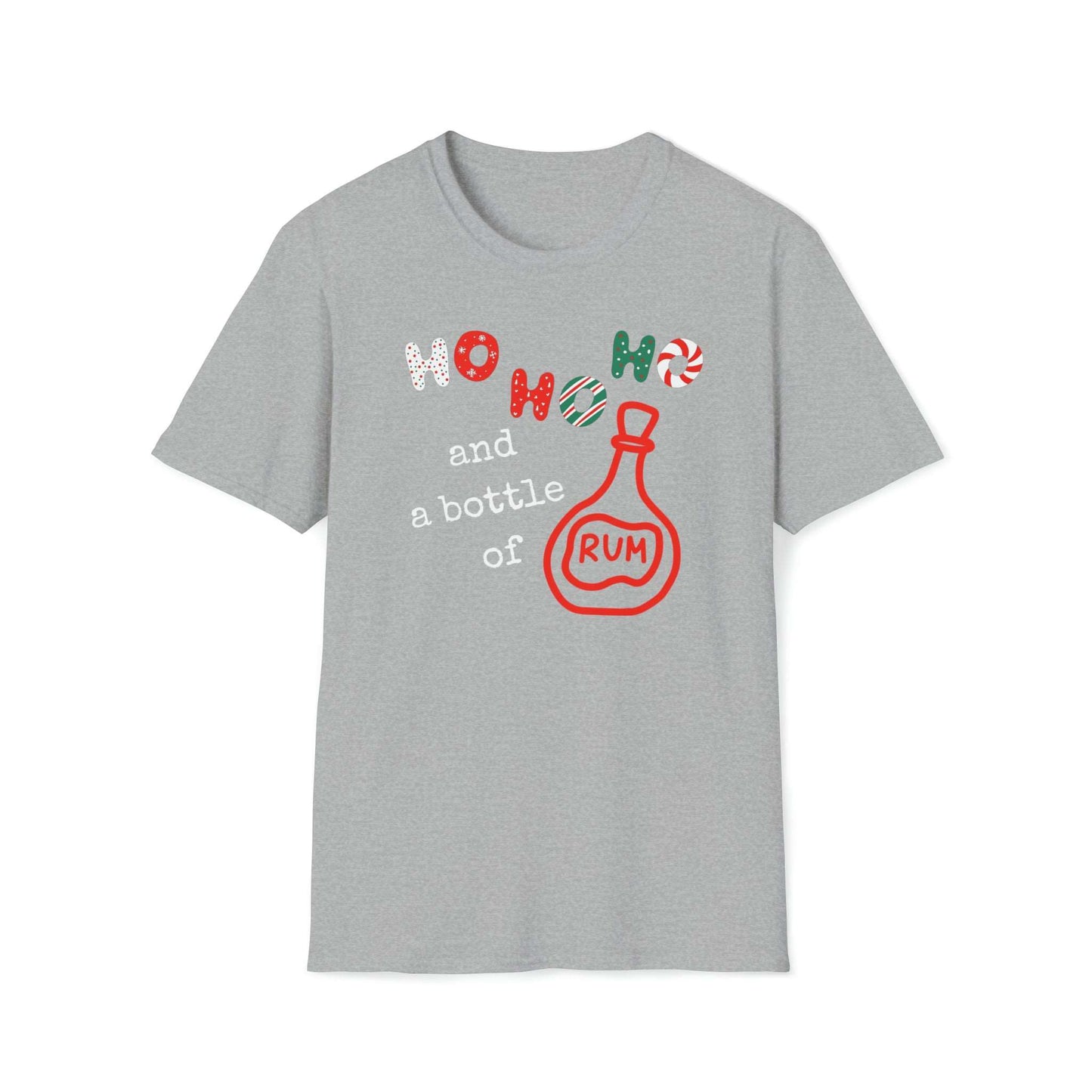 Ho Ho Ho Pirate Rum Christmas Unisex Funny T Shirt