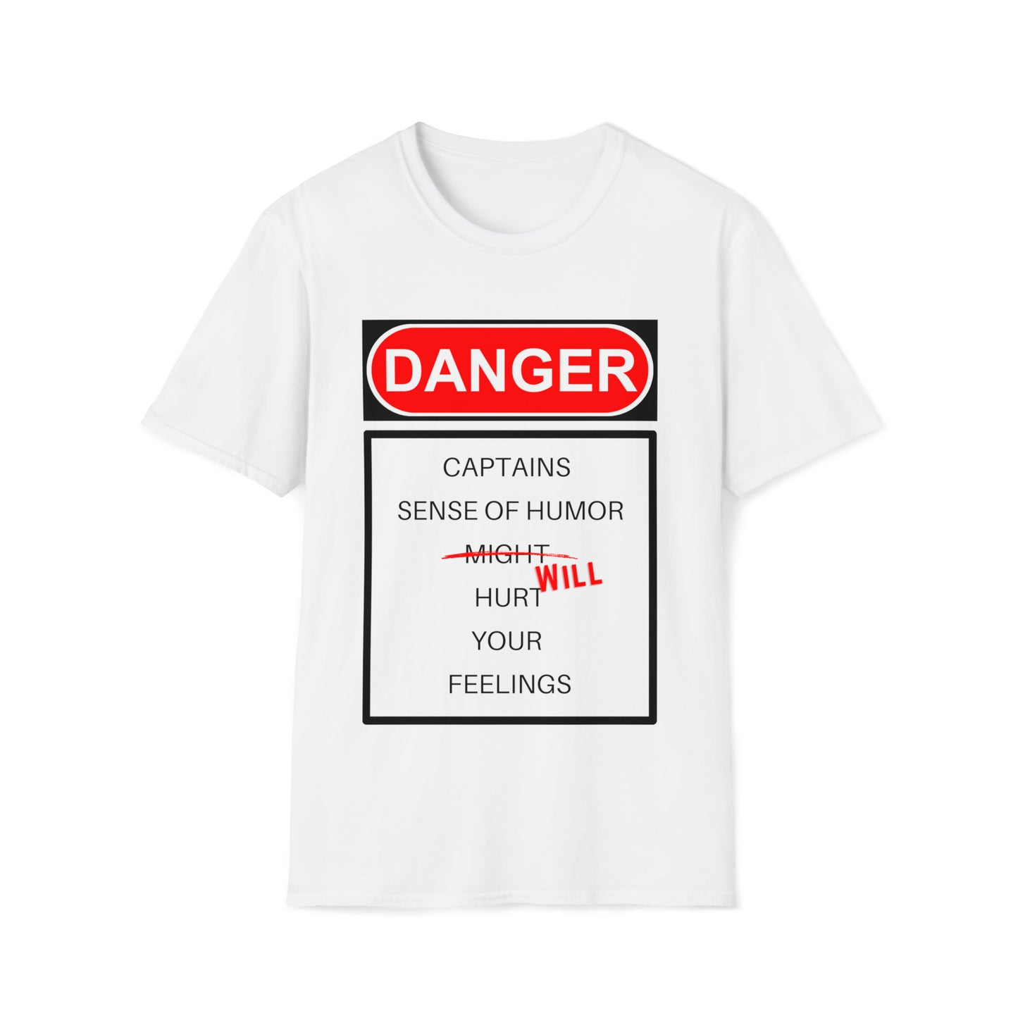 Danger Captains Humor Men's Graphic T Shirt