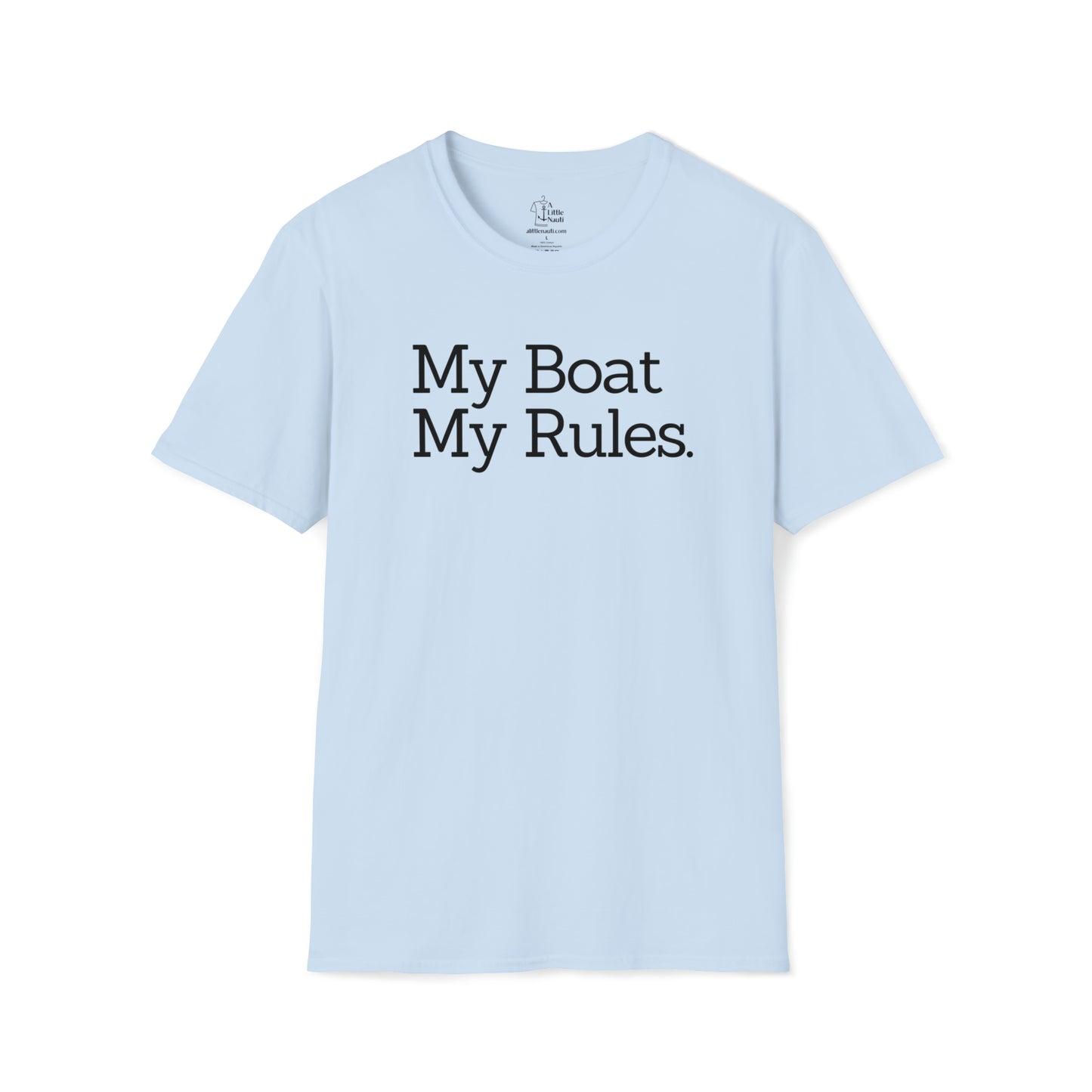 Graphic T-Shirt with saying My Boat My Rules