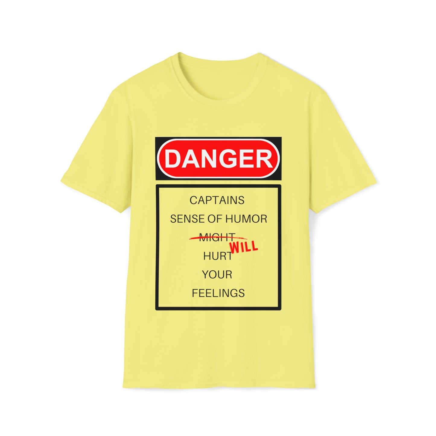 Danger Captains Humor Men's Graphic T Shirt