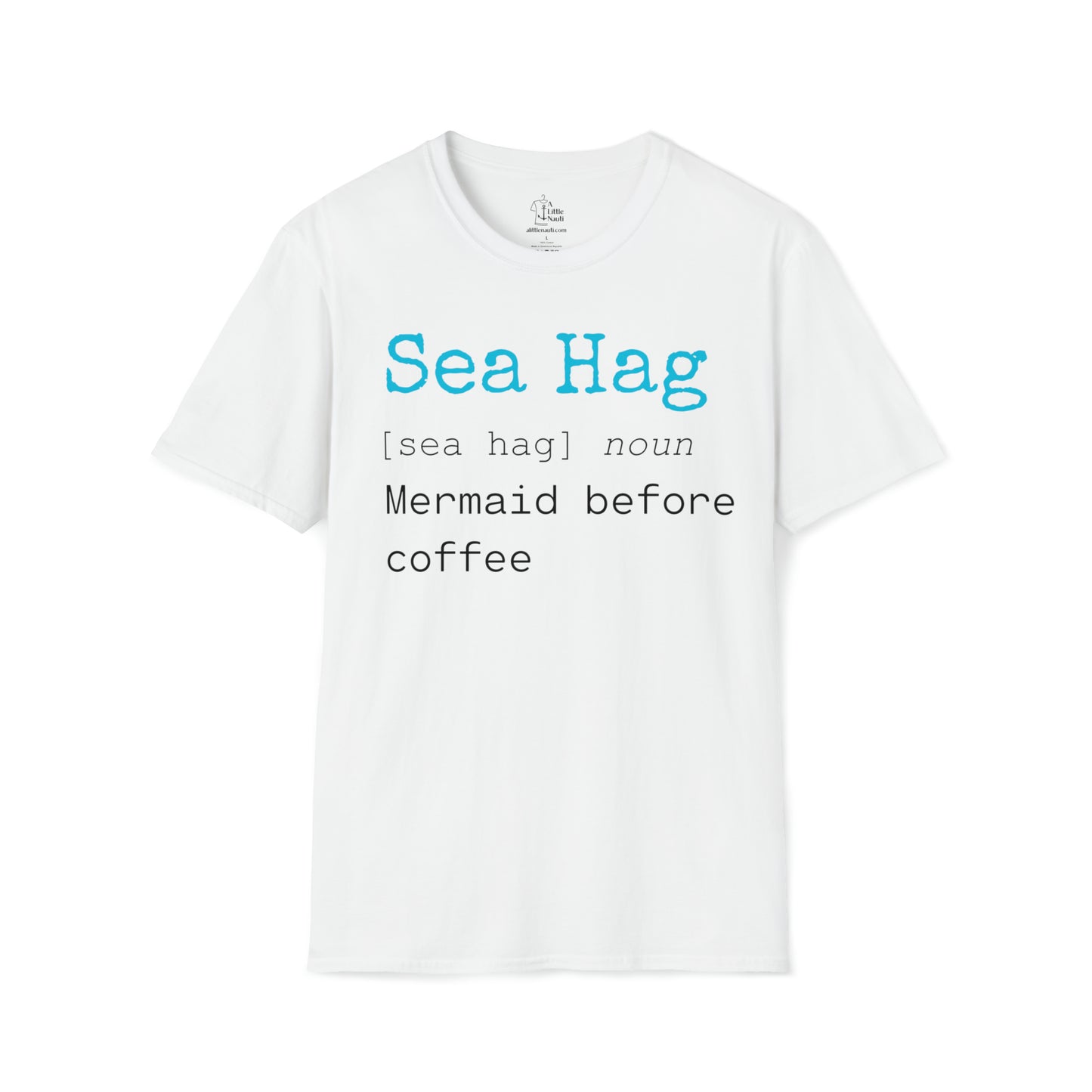 Sea Hag Mermaid Before Coffee Women's Graphic T Shirt