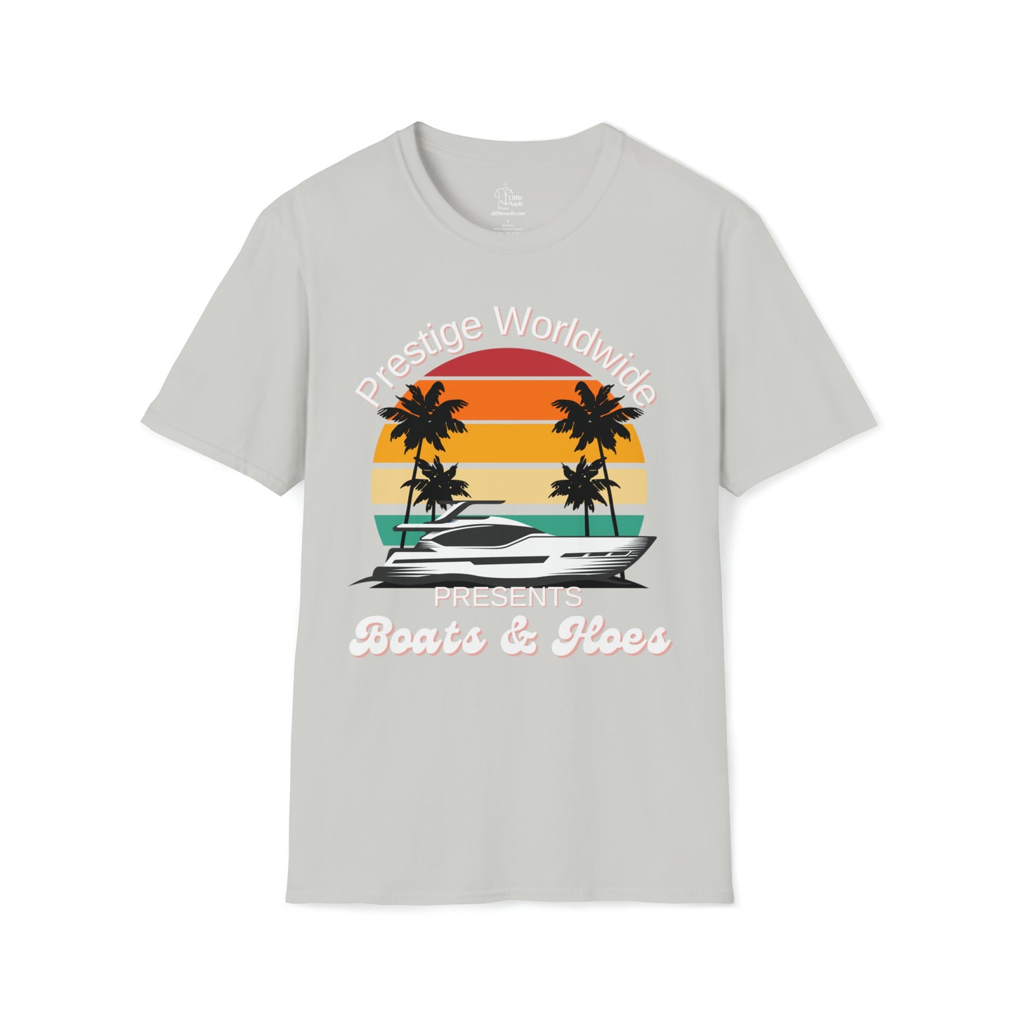 Funny Nautical T Shirt with saying Boats and Hoes