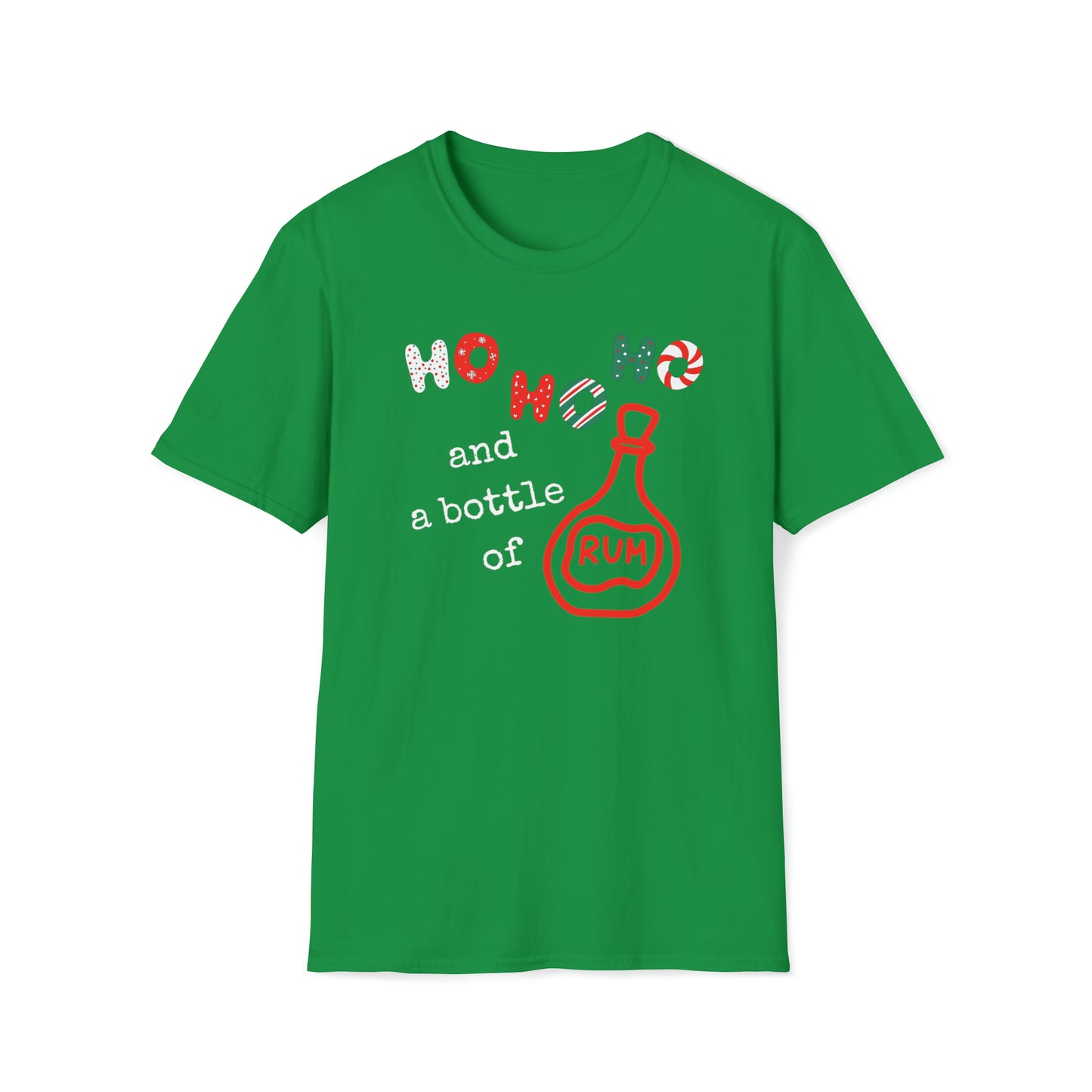 Ho Ho Ho Pirate Rum Christmas Unisex Funny T Shirt