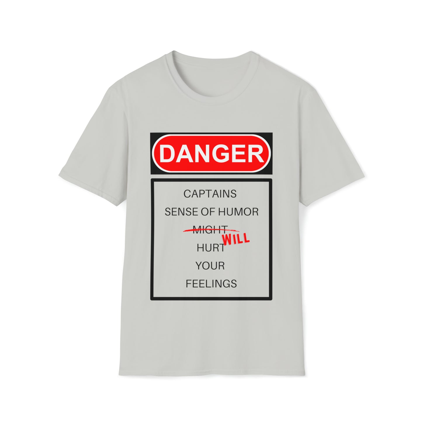 Danger Captains Humor Men's Graphic T Shirt