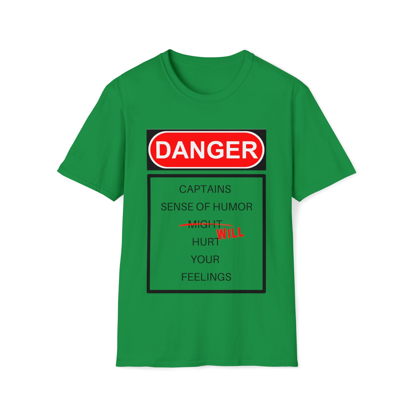 Danger Captains Humor Men's Graphic T Shirt