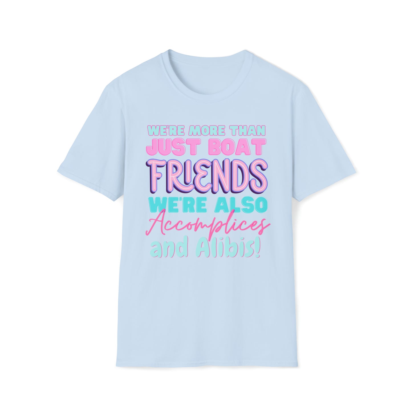 Cute Women's Soft Style Graphic Friendship T Shirt