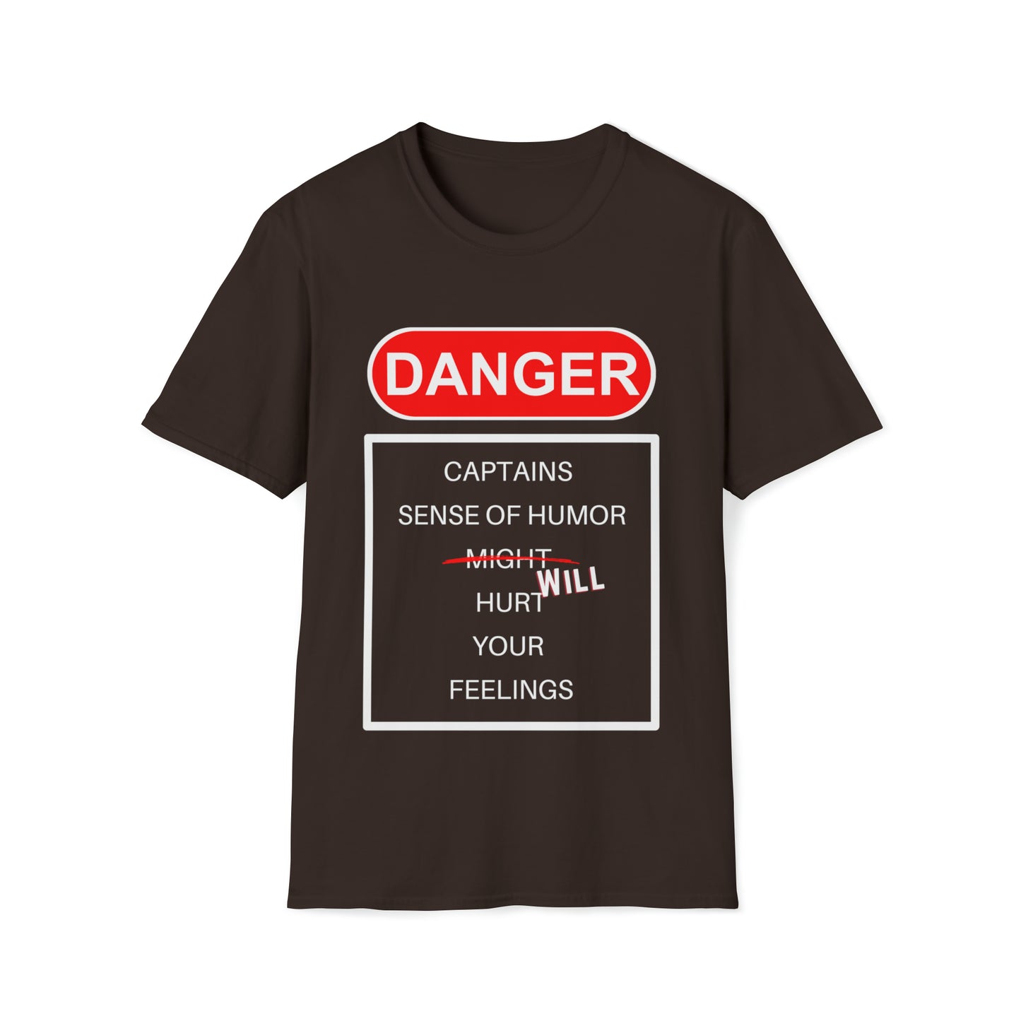 Danger Captains Humor Men's Graphic T Shirt