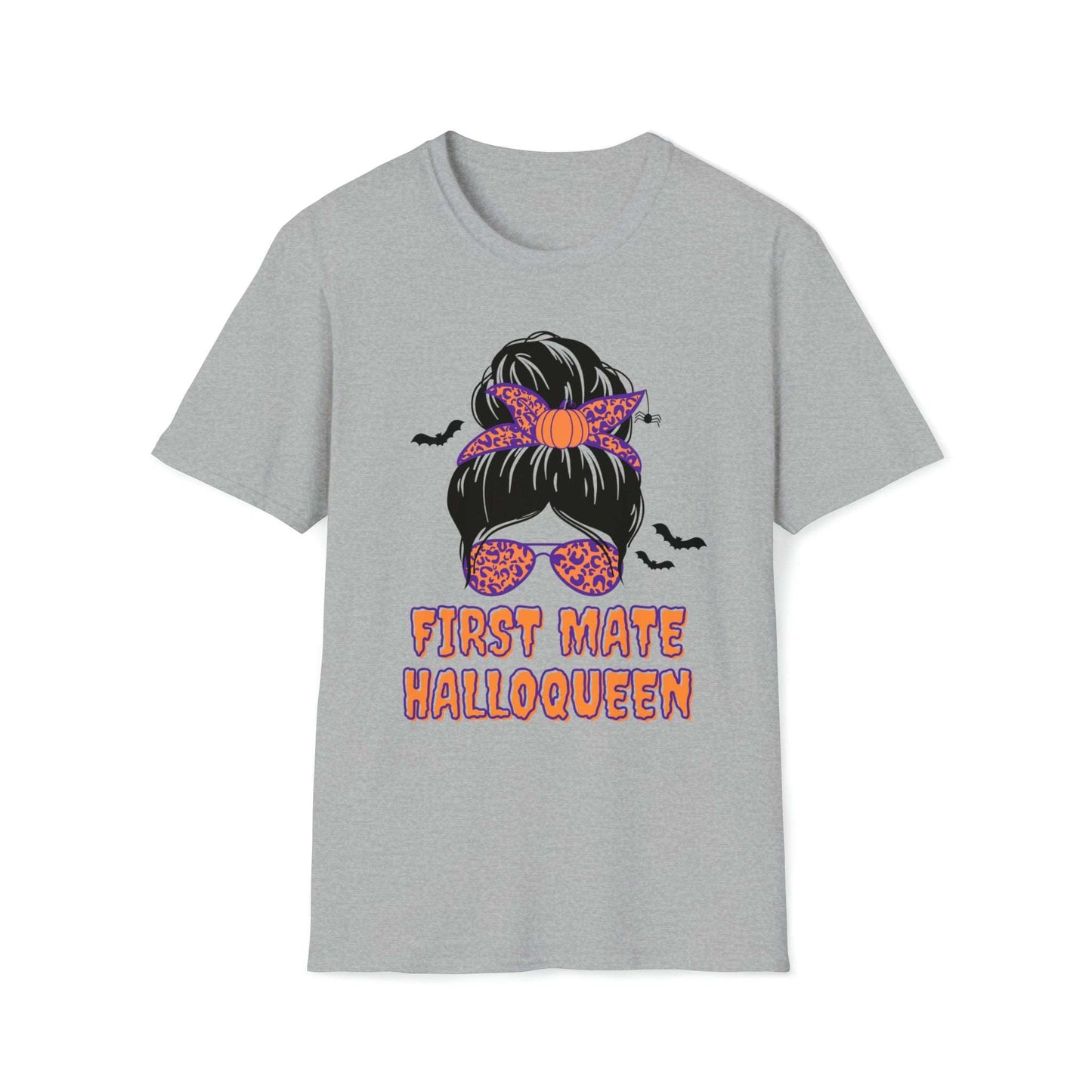 Fall Halloween First Mate Womens Boating T Shirt