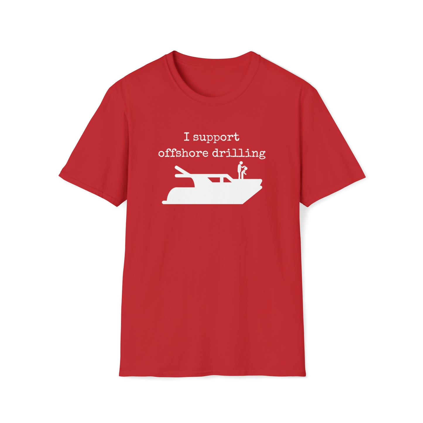 Men's T Shirt with saying Offshore Drilling