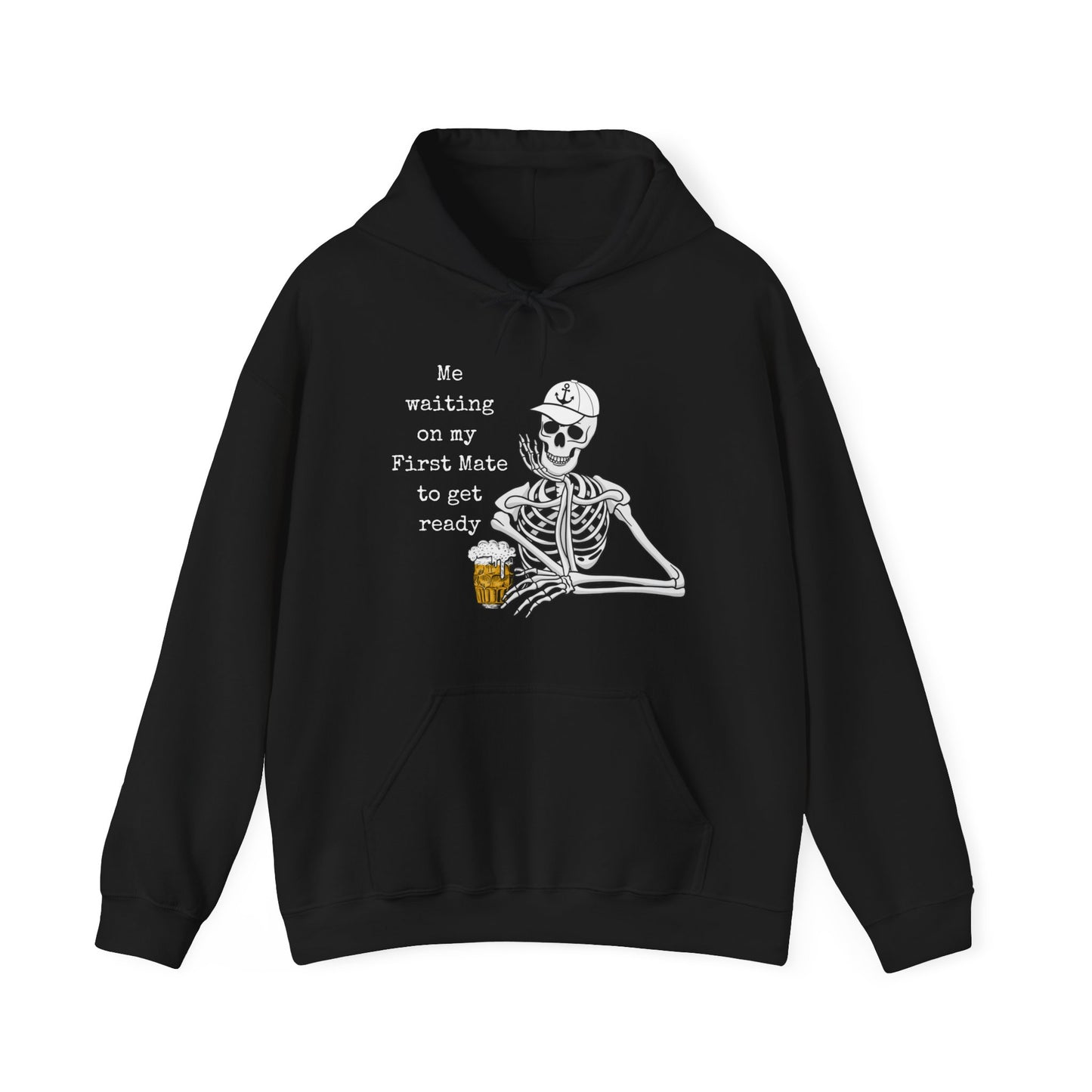 Waiting on 1st Mate Men's Hoodie Sweatshirt