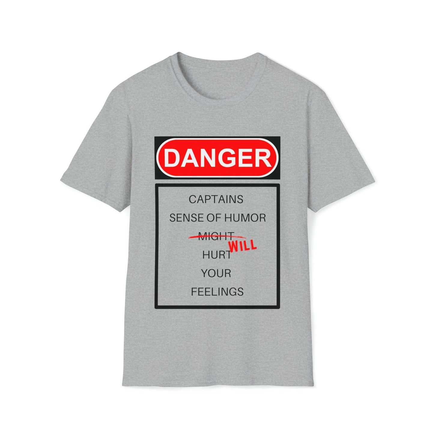 Danger Captains Humor Men's Graphic T Shirt