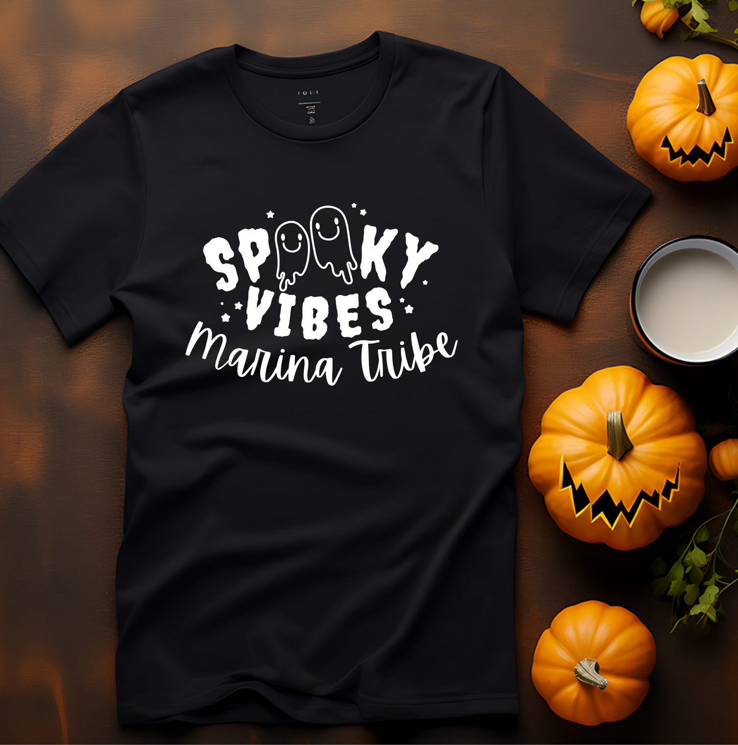 Spooky Vibes Marina Tribe Unisex Halloween Graphic T-Shirt